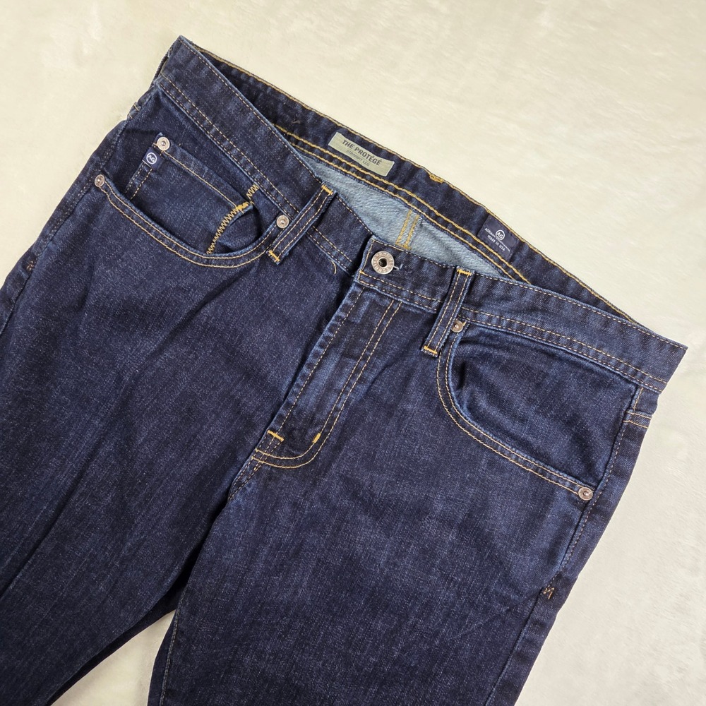 AG Adriano Goldschmied The Protege Straight Leg Jeans Mens 34x32 Dark Indigo